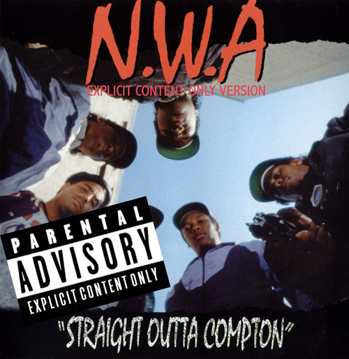N.W.A first album '' straight outta compton '' under magazine N.W.A first album '' straight outta compton '' under magazine