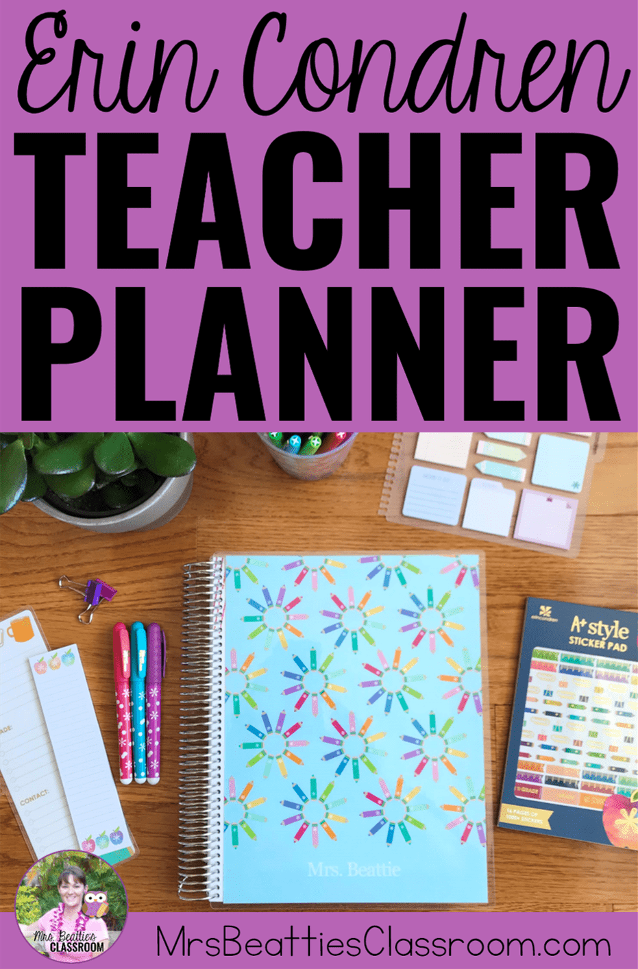 Erin Condren Teacher Planner 20182019 Mrs. Beattie's Classroom
