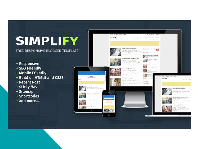 Template Simplify 1 Responsive Gratis