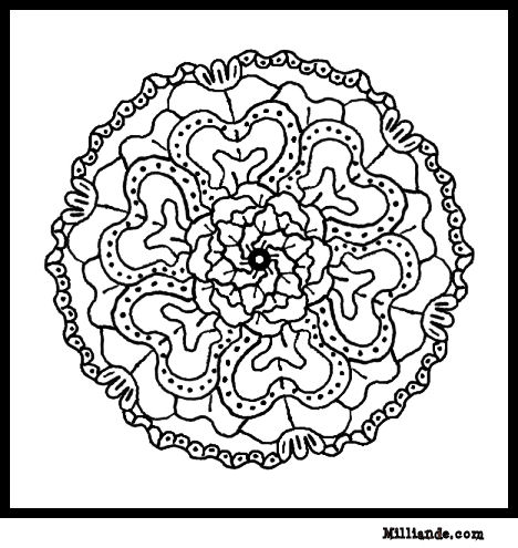 mandala coloring pages meaning of flowers - photo #47