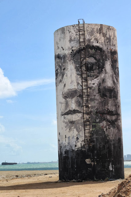 Street Art By Borondo For The Festival Concreto On The Beach Of Fortaleza, Brazil. 3