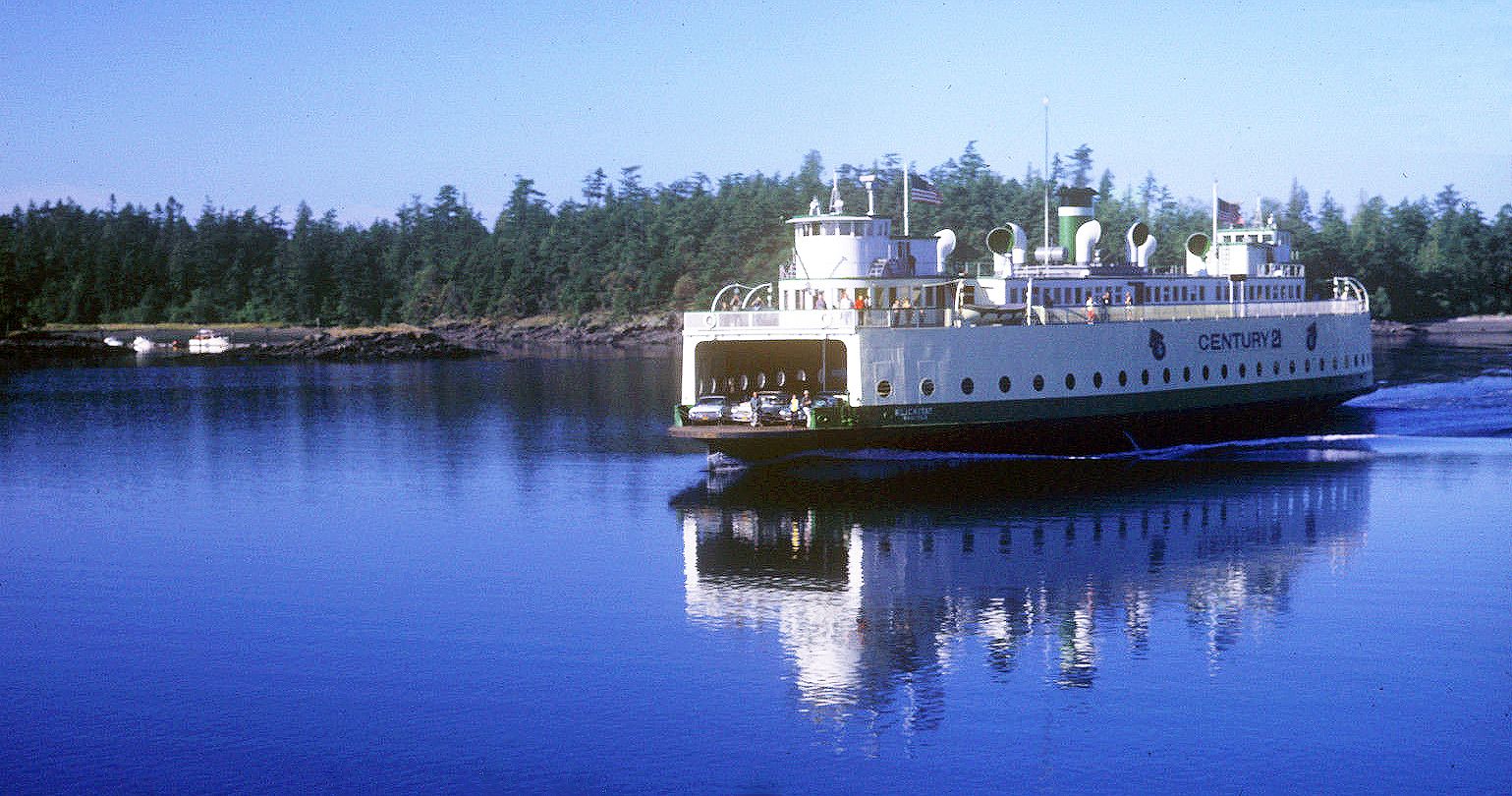 transpress nz the 'Klickitat' ferry, Washington state, in 1962
