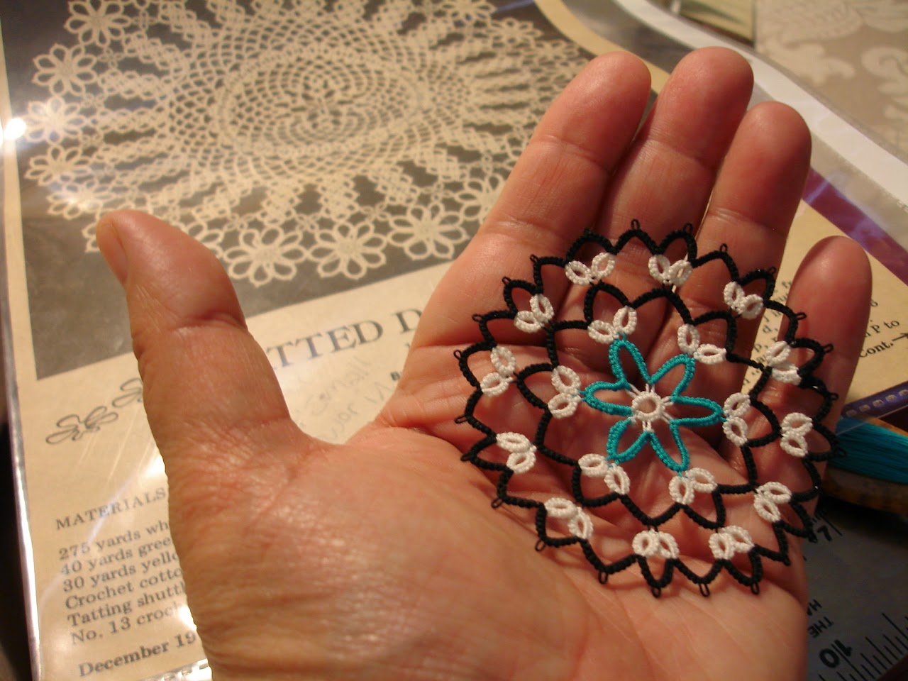 Carollyn's Tatting Blog Tatted Lace Doily Update