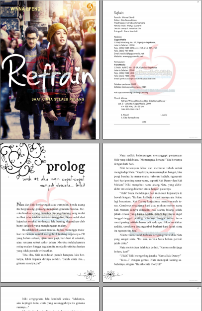 Kelebihan Dan Kekurangan Novel Refrain Saat Cinta Selalu Pulang