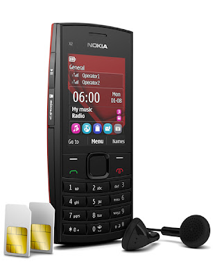Harga Spesifikasi Nokia X2-02  Ponsel Musik Dengan  Dual GSM