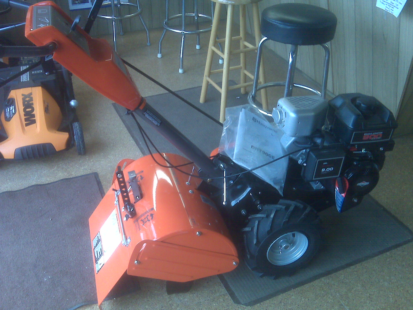 Products & Promotions Husqvarna 17" Electric Start Tiller