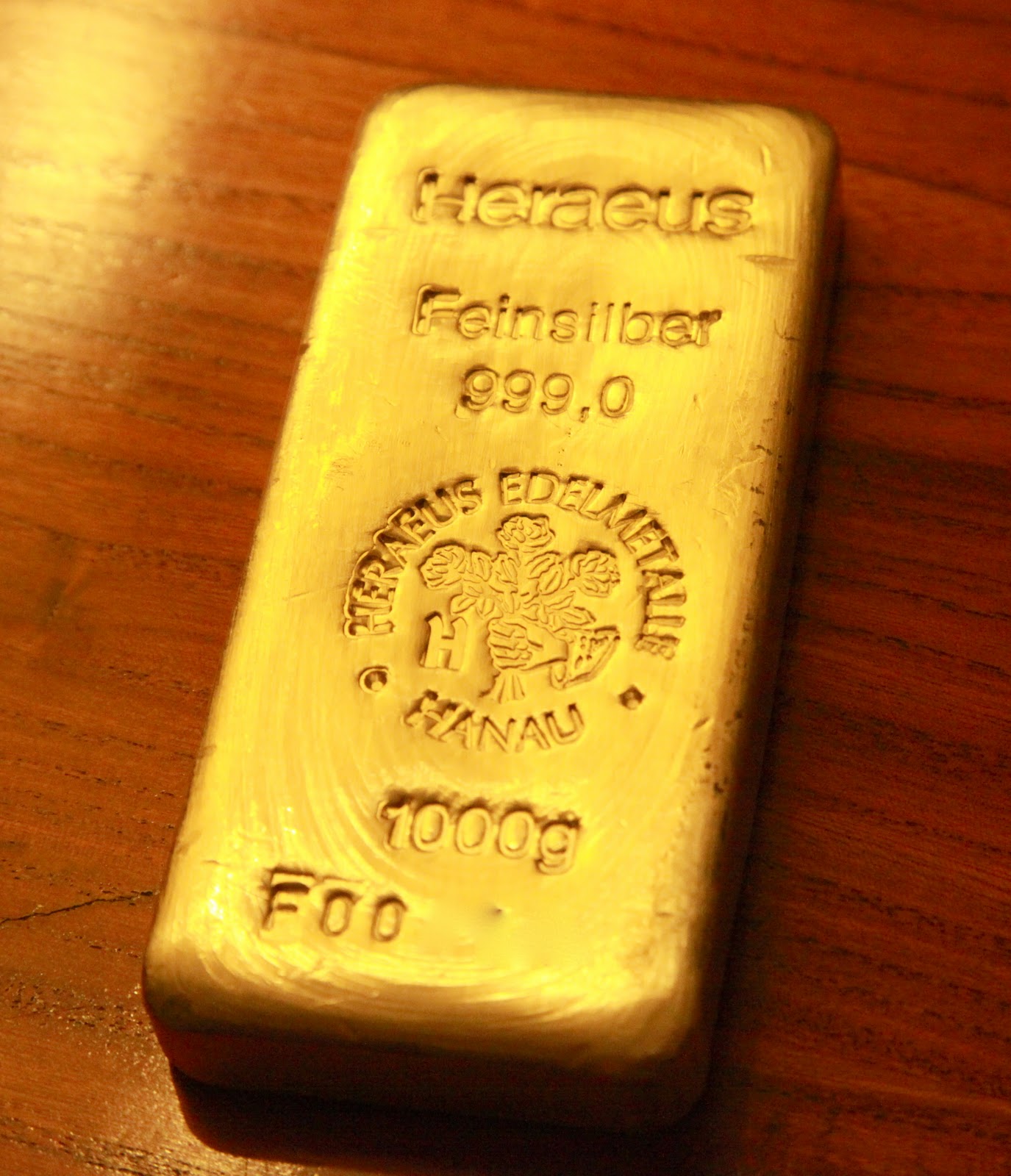 9999 German silver Bar finally got it!