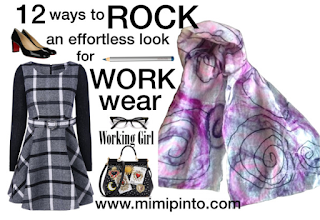 Ensemble of clothes for work by Mimi Pinto