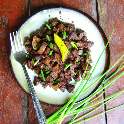 Crispy Dinuguan pinoy food recipe, blood stew, filipino dishes, pork dinuguan, crispy dinuguan recipe