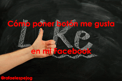 como poner boton me gusta en mi facebook