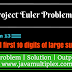 Project Euler | Problem 13 | First ten digits of large sum