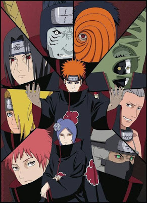 Daftar Nama Anggota Akatsuki dalam Anime Naruto