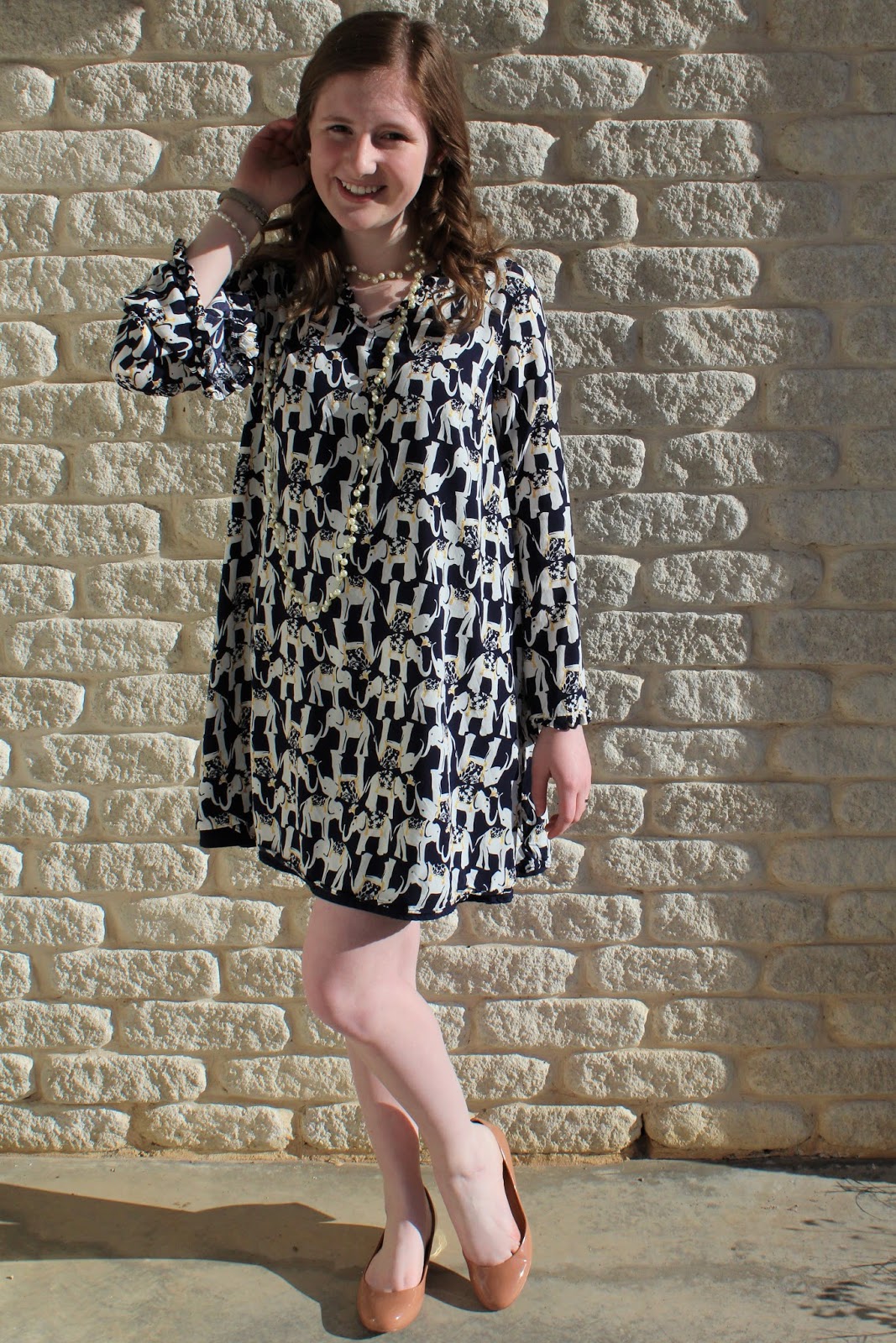 crown and ivy elephant dress