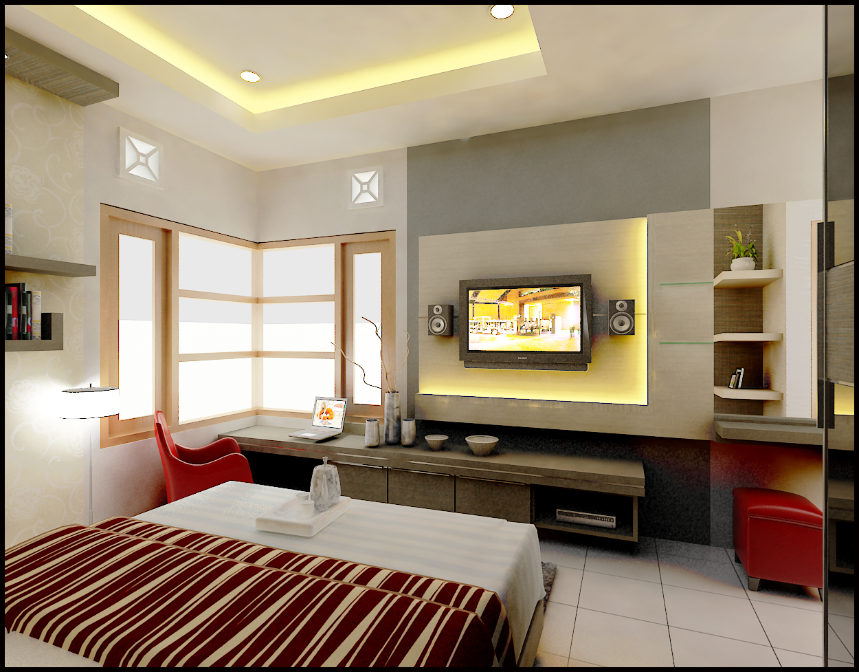 Desain Plafon Kamar Tidur Modern dan Cantik Serta Mewah