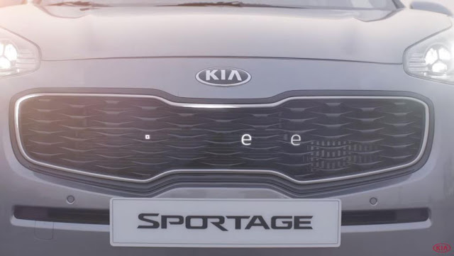 Foto KIA Sportage 2016 griglia anteriore 3d