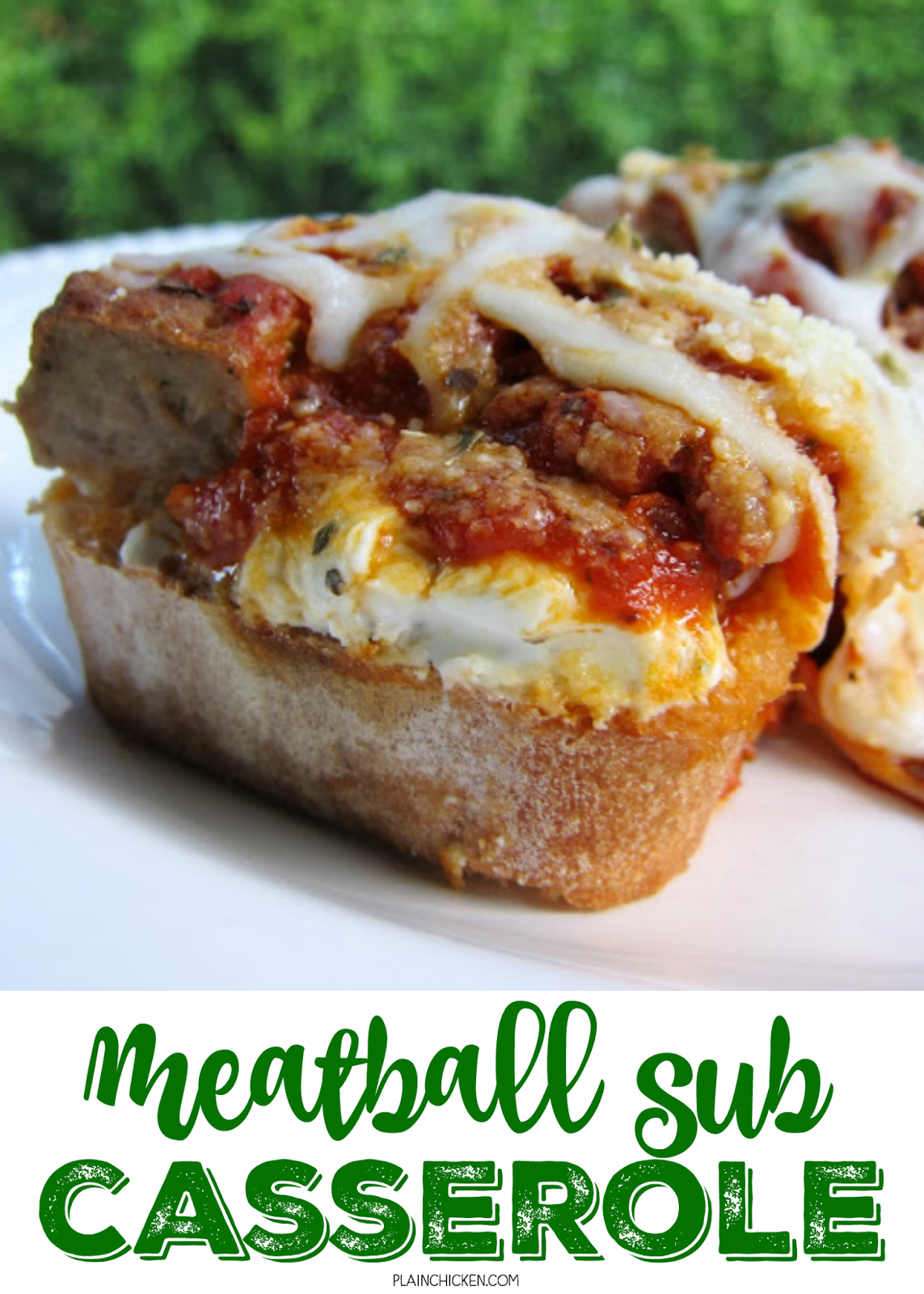 Meatball Sub Casserole Plain Chicken®