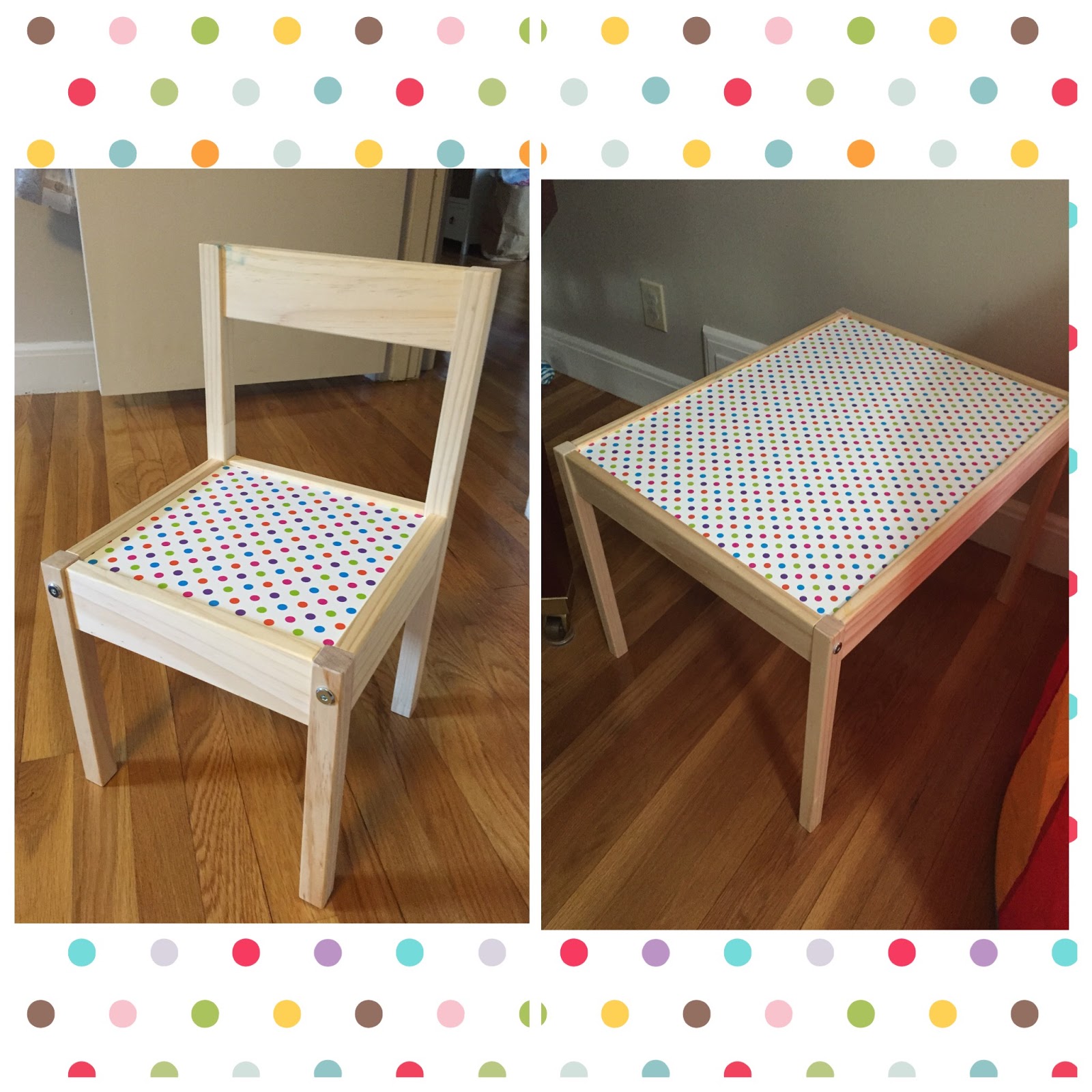 When I Find Free Time Ikea Latt Children's Table Decorated