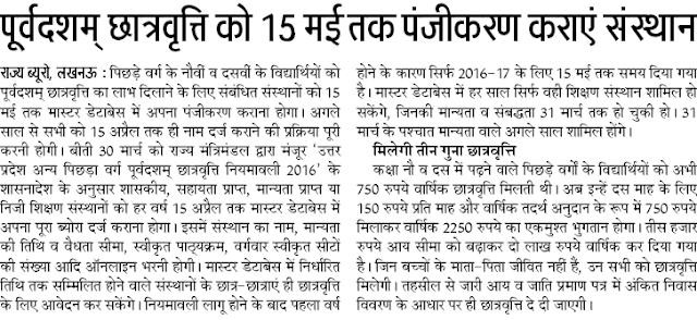 UP Scholarship Name List Status 2017 Chatravriti yojana UP Scholarship Name List Status 2017 Chatravriti yojana