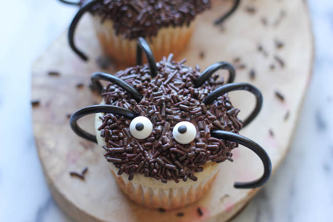 Halloween Food Treats, Spider Cupcakes