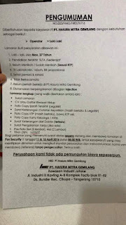 PT. Hasura Mitra Gemilang lowongan kerja PT. Hasura Mitra Gemilang