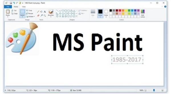 ويندوز 10 يحتفظ ببرنامج الرسم Paint