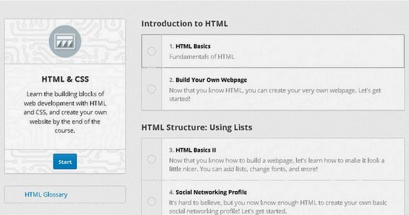 4 Free Online Courses to Learn HTML & CSS