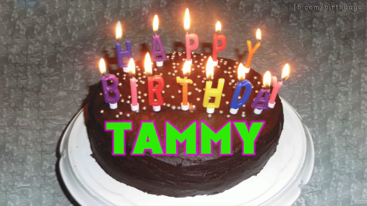 Happy Birthday TAMMY images gif. 