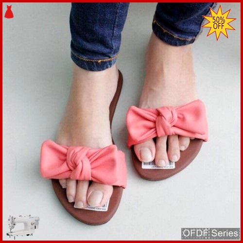 OFDF154 Sandal  Cantik Wanita  Selop  Ribbon Pita  BMGShop