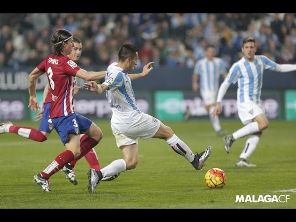 El Málaga vence al colíder, al Atlético de Madrid (1-0)