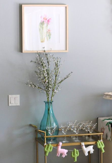 llamas and cactus party AK Party Studio