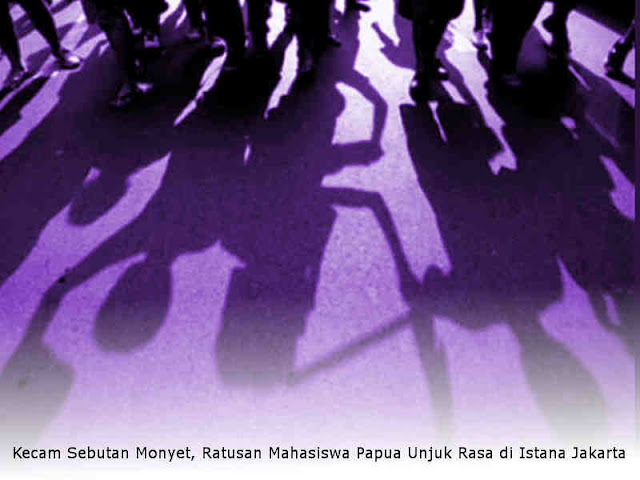 Kecam Sebutan Monyet, Ratusan Mahasiswa Papua Unjuk Rasa di Istana Jakarta Kecam Sebutan Monyet, Ratusan Mahasiswa Papua Unjuk Rasa di Istana Jakarta