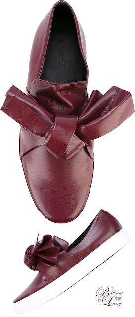 ♦Cédric Charlier tie knot sneakers #pantone #shoes #red #brilliantluxury