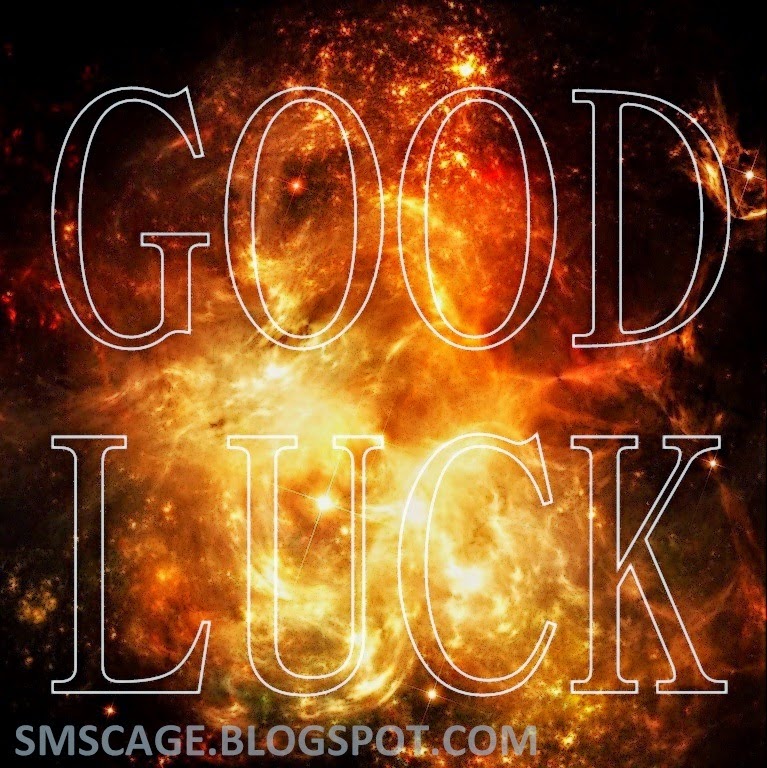 Good Luck Hindi Shayari SMS Cage