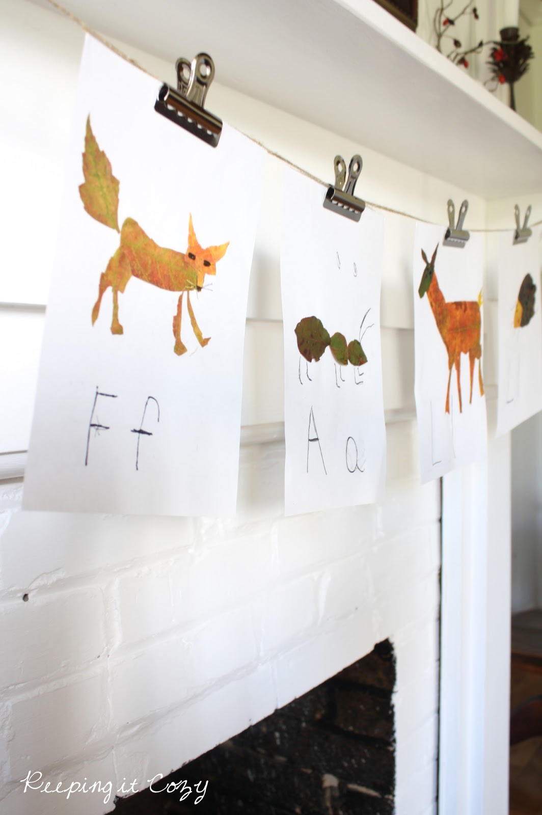 Keeping It Cozy: Fall Leaves and a Craft