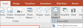 Sử dụng Mô hình 3D trong PowerPoint