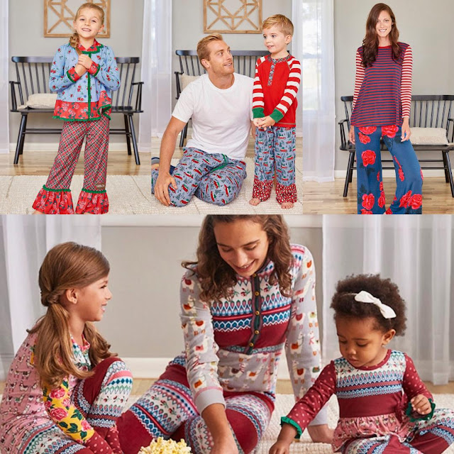 Holiday Pajama's with Matilda Jane Clothing For the Love of Matching