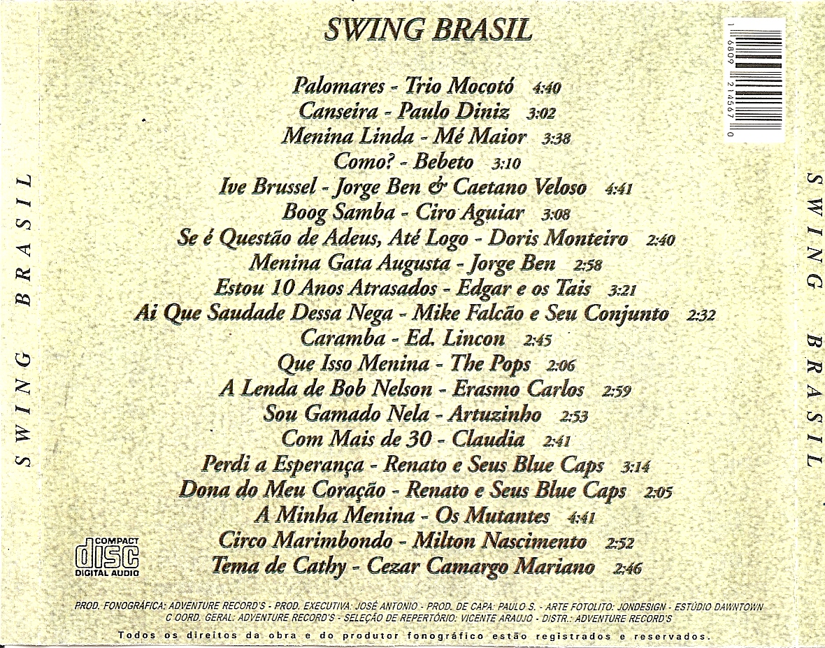 VA - Swing Brasil Vol. 19 S.%2BB.%2B19%2BBack