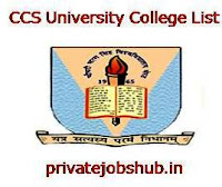 CCS University College List CCS University College List