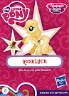 My Little Pony Wave 16A Roseluck Blind Bag Card