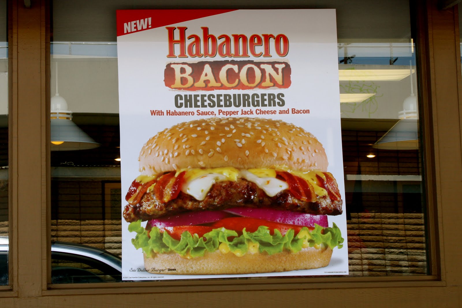 An Immovable Feast Fast Food Review Carl's Jr. Habanero Bacon