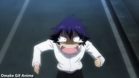 Omake Gif Anime - Nisekoi S2 - Episode 2 - Raku Runs