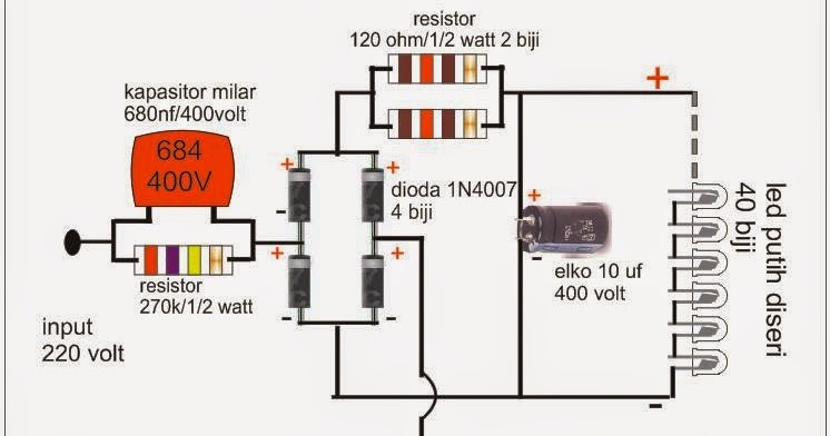 Inspirasi 26+ Skema Running Led 12 Volt