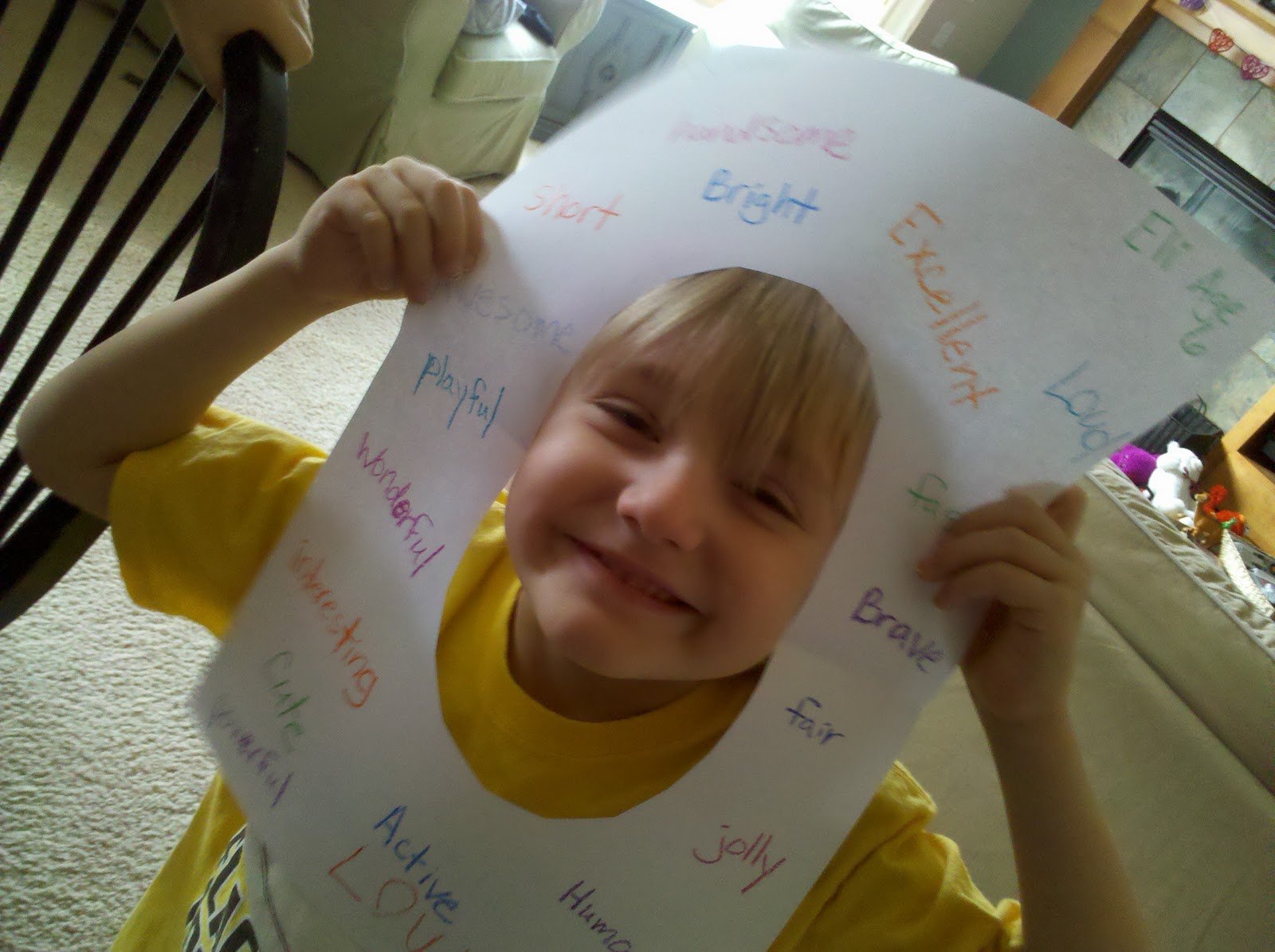 I Saw, I Pinned, I Tried About Me Adjective Frames