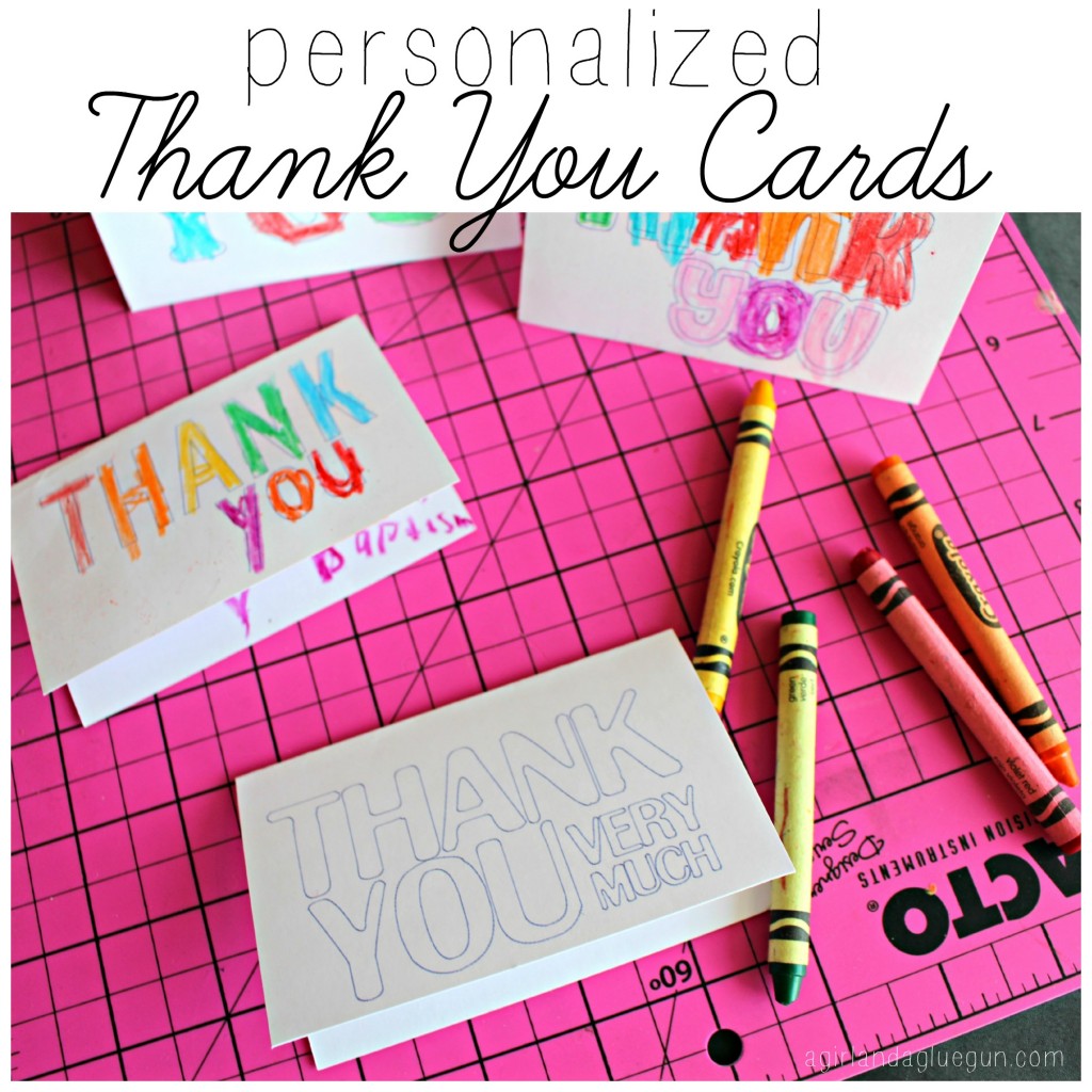 Trust me i m a mom thank you cards for kids