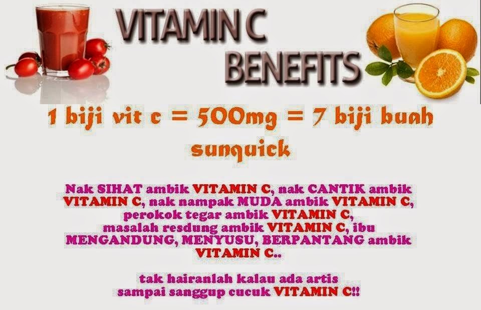 kebaikan untuk dikongsi bersama Vitamin C Original yang terbaik hanya