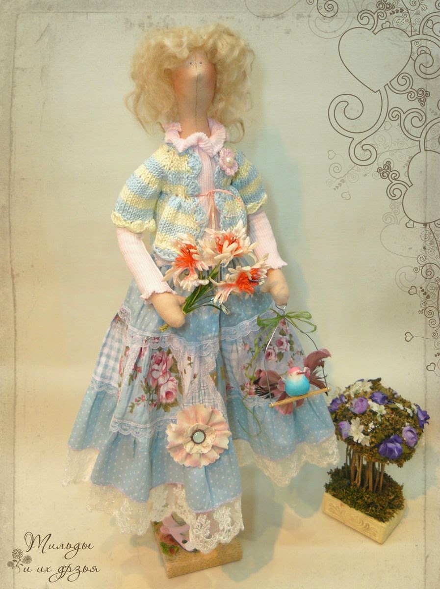 тильда вязаная. тильда fia doll. куклы в стиле тильда.