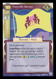 My Little Pony Ponyville Banner The Crystal Games CCG Card