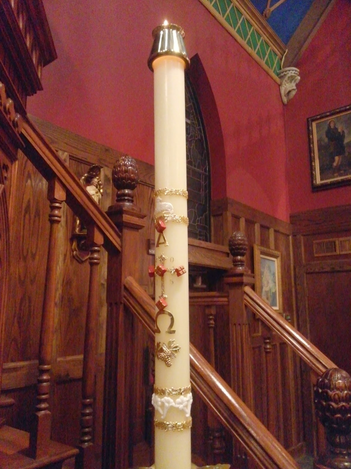 Modern Medievalism The Paschal candle