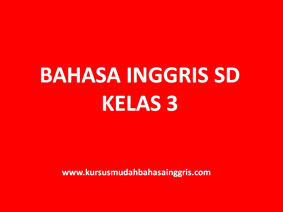 My Family Materi Bahasa Inggris Sd Kelas 3 Belajar Bahasa Inggris Online Gratis