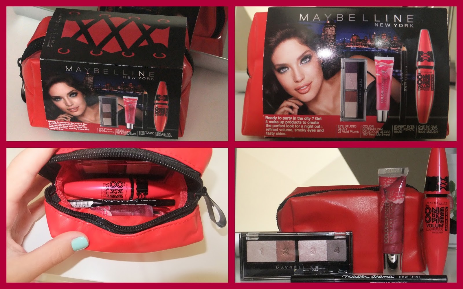 The Makeup Family Opgepikt op de luchthaven Maybelline kit